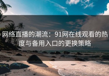 网络直播的潮流：91网在线观看的热度与备用入口的更换策略